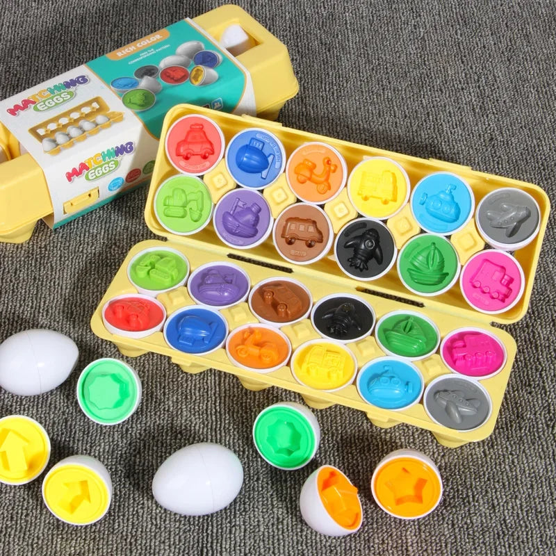 Eggs Screws 3D Puzzle – Montessori Toy