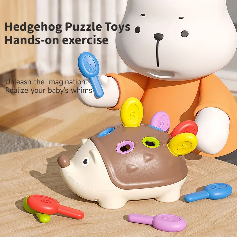 Sensory Hedgehog Montessori Toy