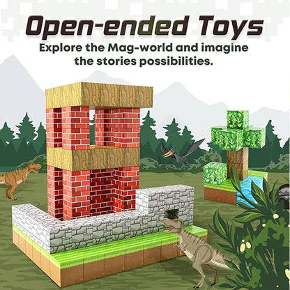 100pcs Magnetic Blocks Set – Construction Toy