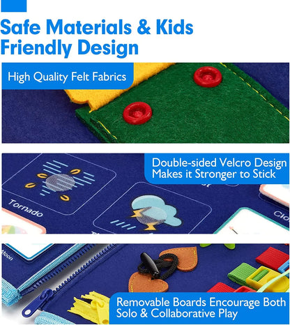 Montessori Busy Book for Toddlers