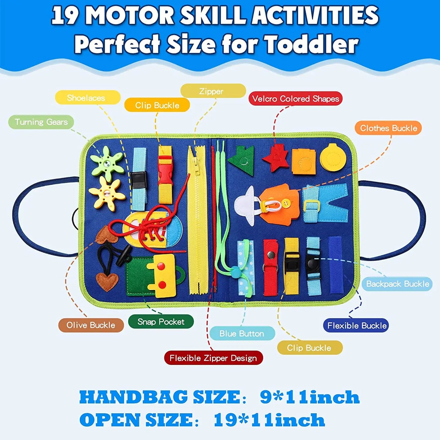 Montessori Busy Book for Toddlers