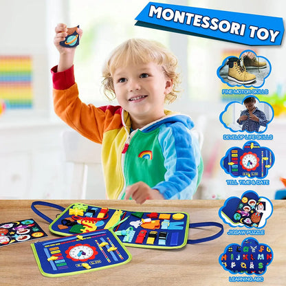 Montessori Busy Book for Toddlers