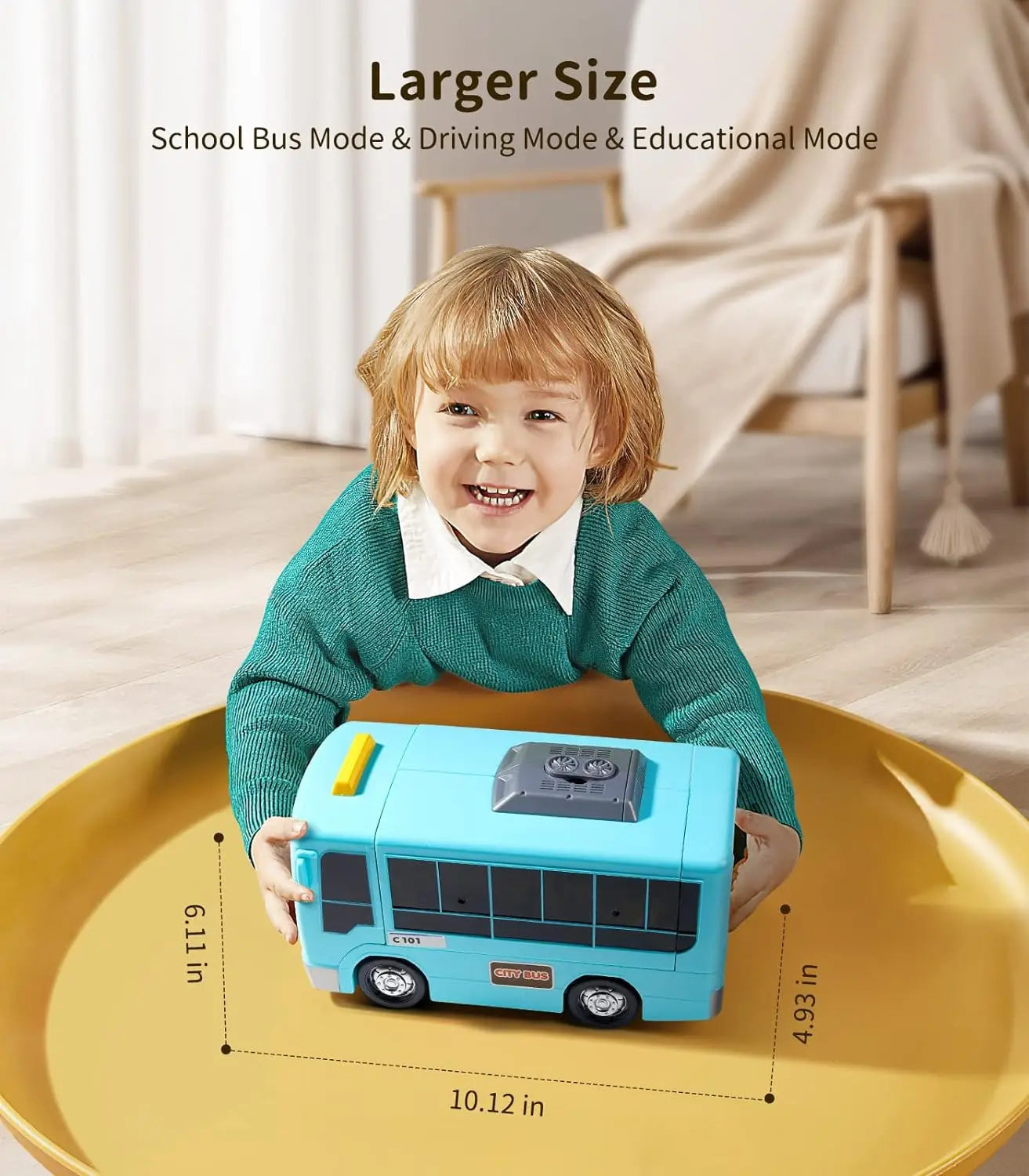 Montessori Interactive Bus Toy