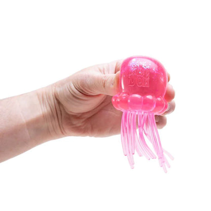 NeeDoh Jelly Squish Squeezy Stretchy Jellyfish Fidget Toy
