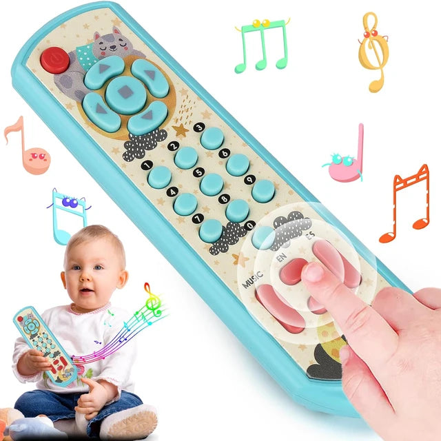 Sensory Silicone Teether Toy – Baby Remote Gift