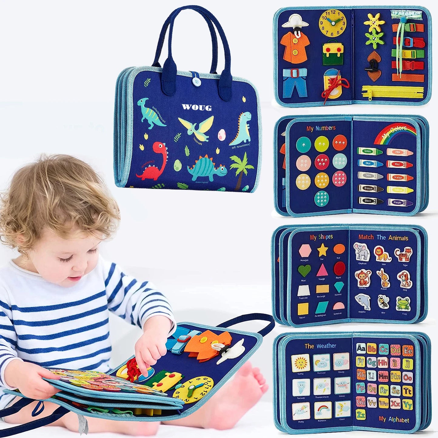 Montessori Busy Book for Toddlers