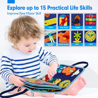 Montessori Busy Book for Toddlers