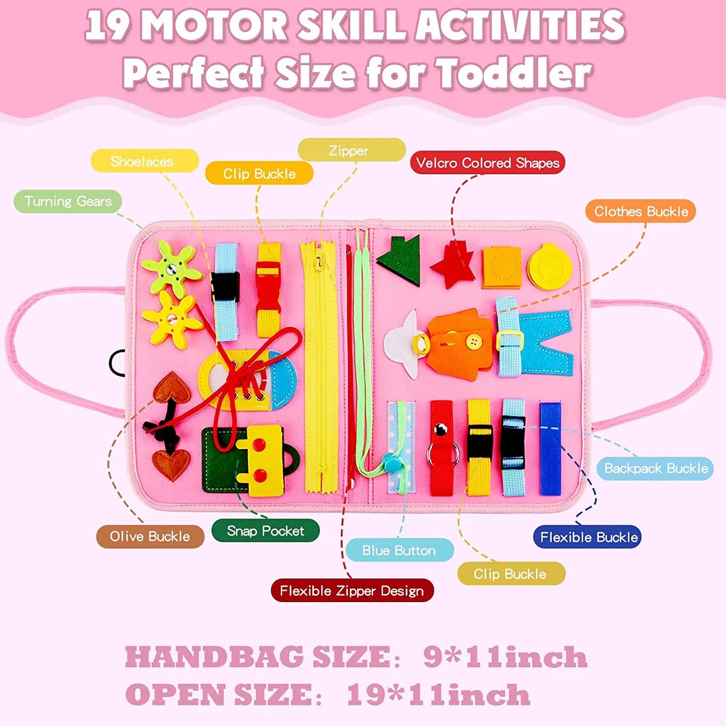 Montessori Busy Book for Toddlers