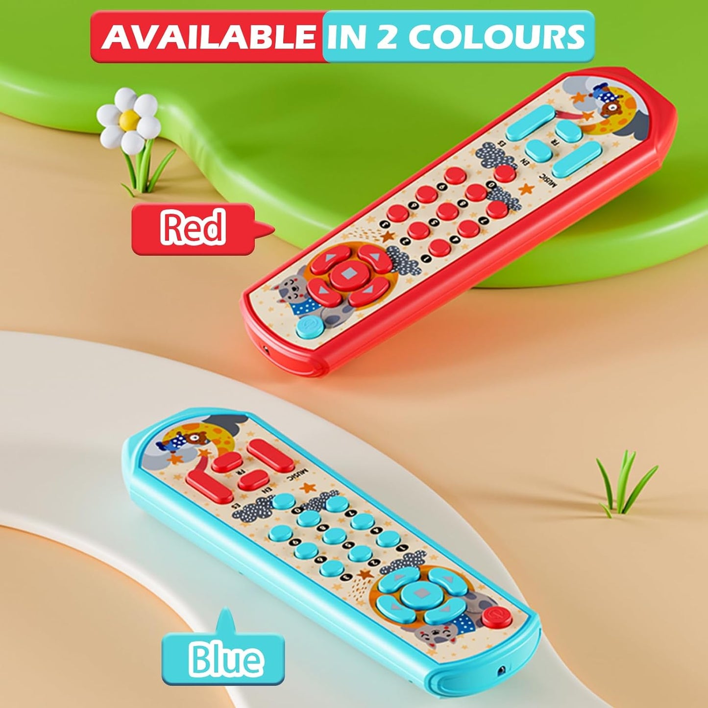 Sensory Silicone Teether Toy – Baby Remote Gift