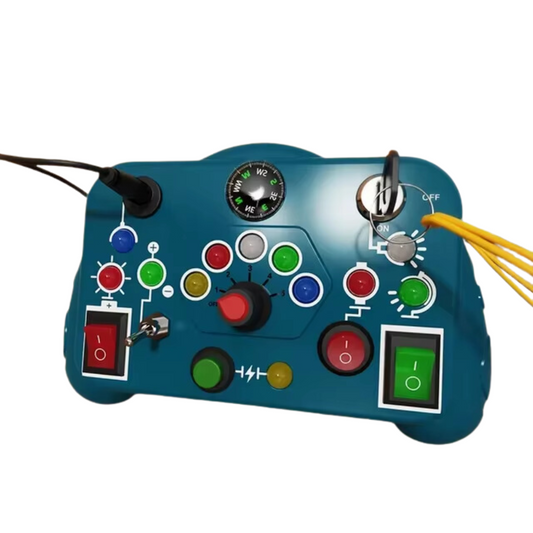 Montessori Travel Activity Busy Board with LED Light