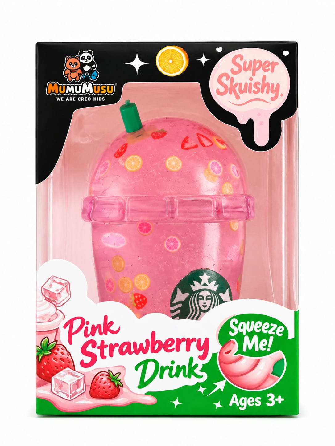 Premium Fruity Squishy Sensory Toy Cup