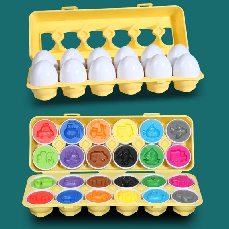 Eggs Screws 3D Puzzle – Montessori Toy