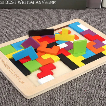 Wooden Logic Puzzle Set – Early Education Game